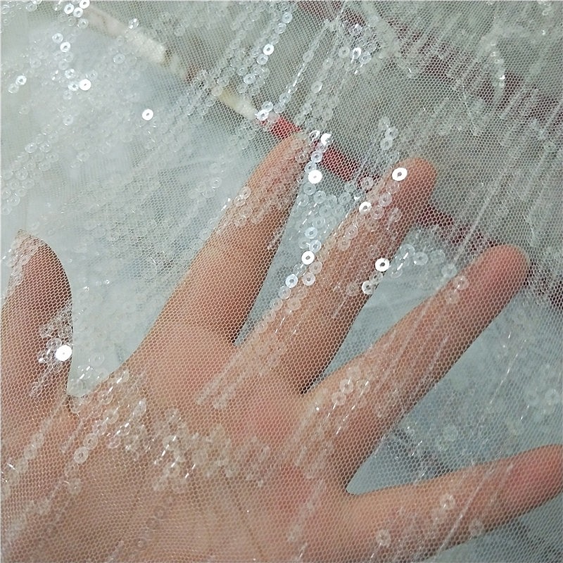 Tulle Embroidery Fabric for We - Glitter Tablecloth reseña y precio