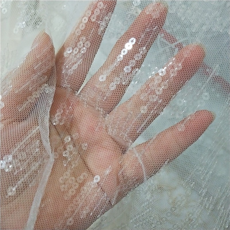 Tulle Embroidery Fabric for We - Glitter Tablecloth reseña y precio