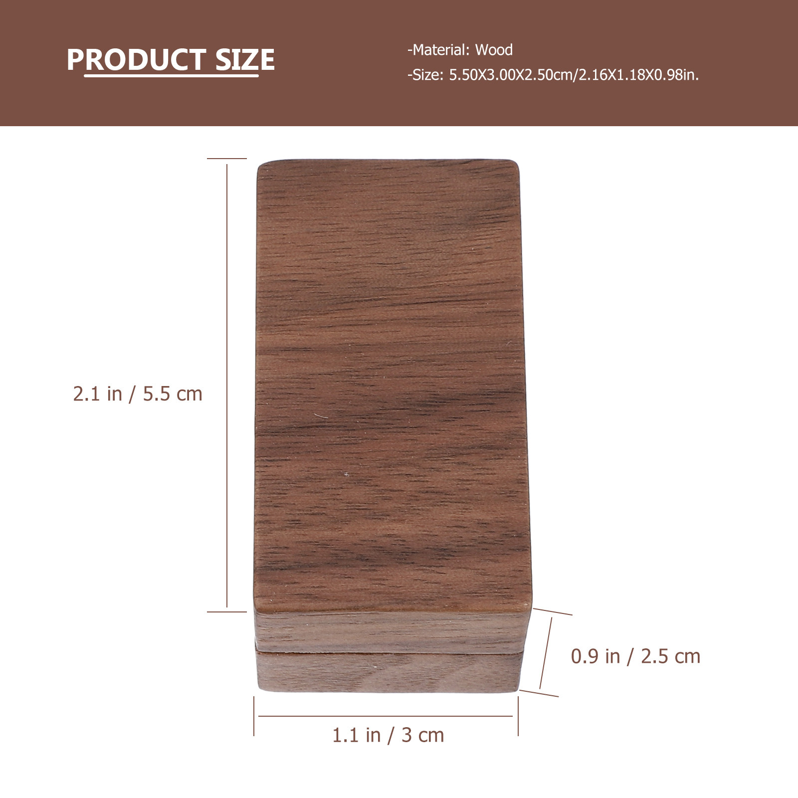 Hard Skin Friendly Wooden Ring - Event Party Box reseña y precio