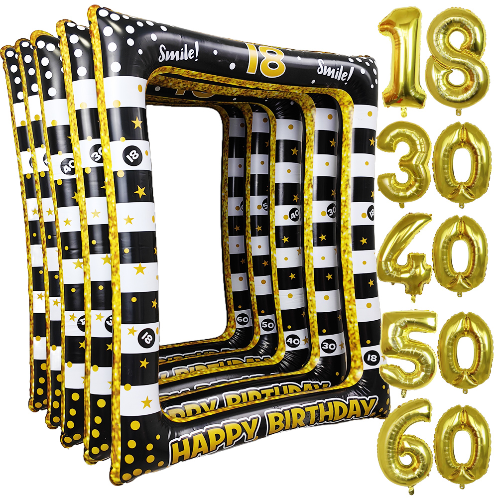 18th 30th 40th 50th 60th Birth - Photo Booth Frame reseña y precio