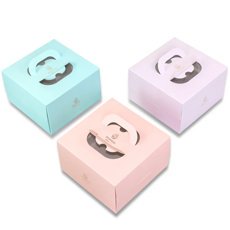 5pcs 8inch cake box with windo - Party Event Supplier reseña y precio