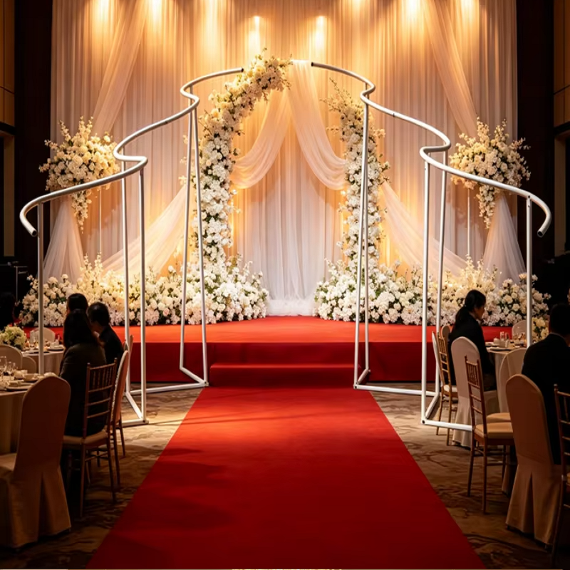 Luxury Wave Shape Frame Outdoo - Party Event Supply Store reseña y precio