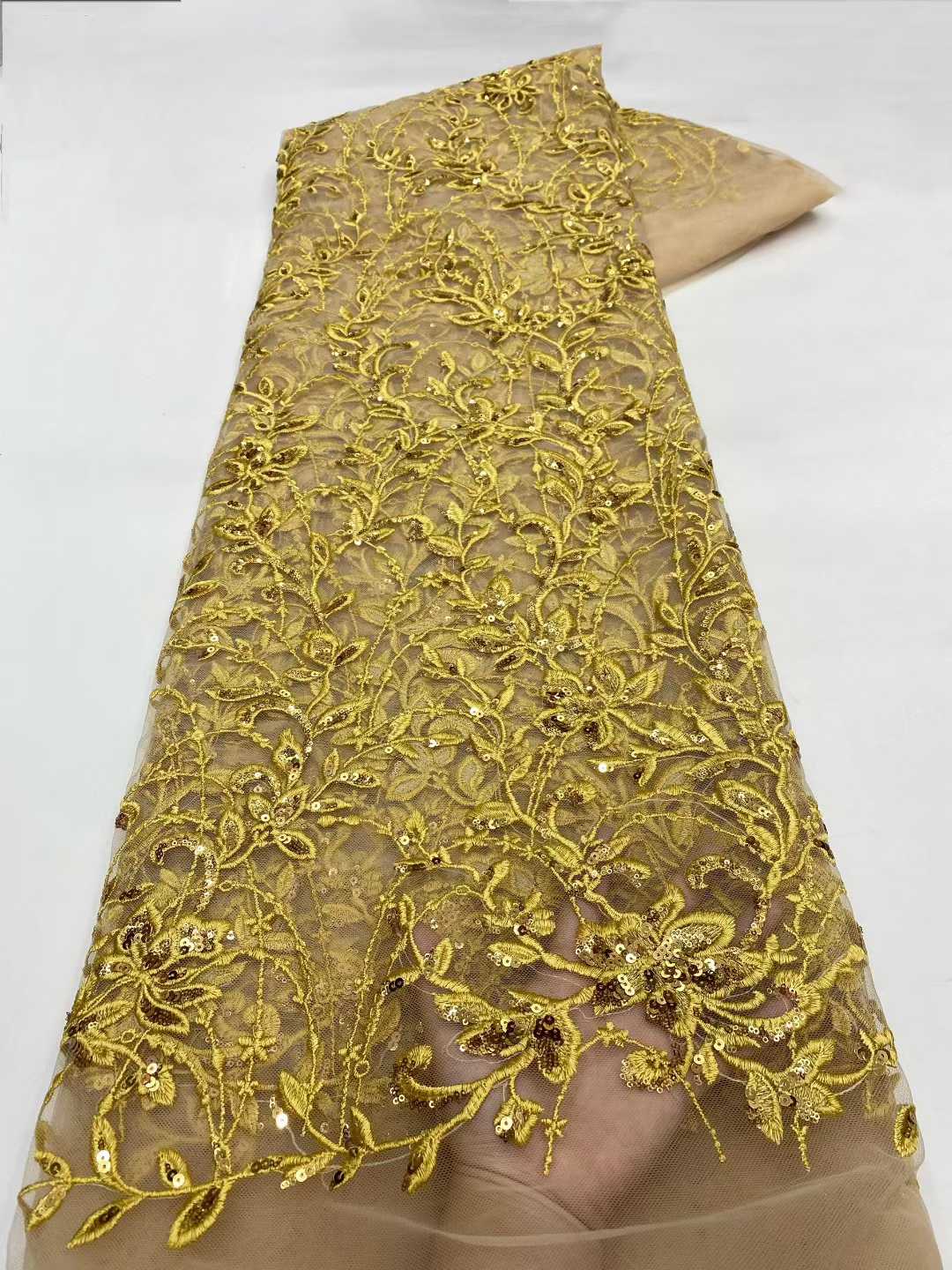 2026 Latest African Lace Fabri - Glitter Tablecloth reseña y precio