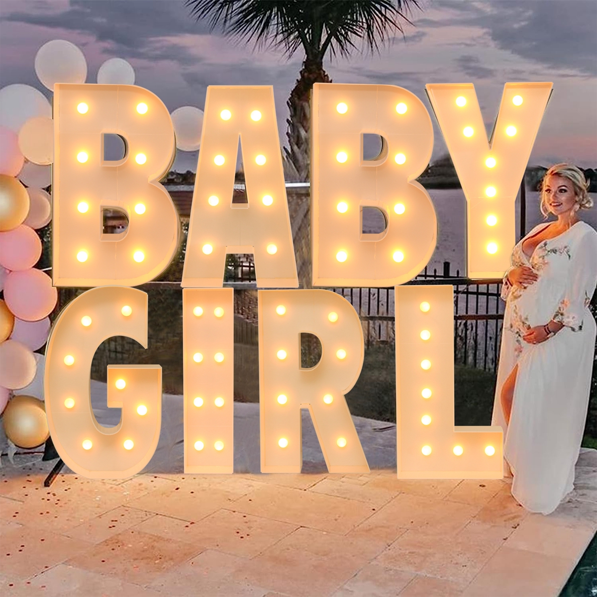 91.5CM Giant Letter Led Light  - Led Balloon Light reseña y precio