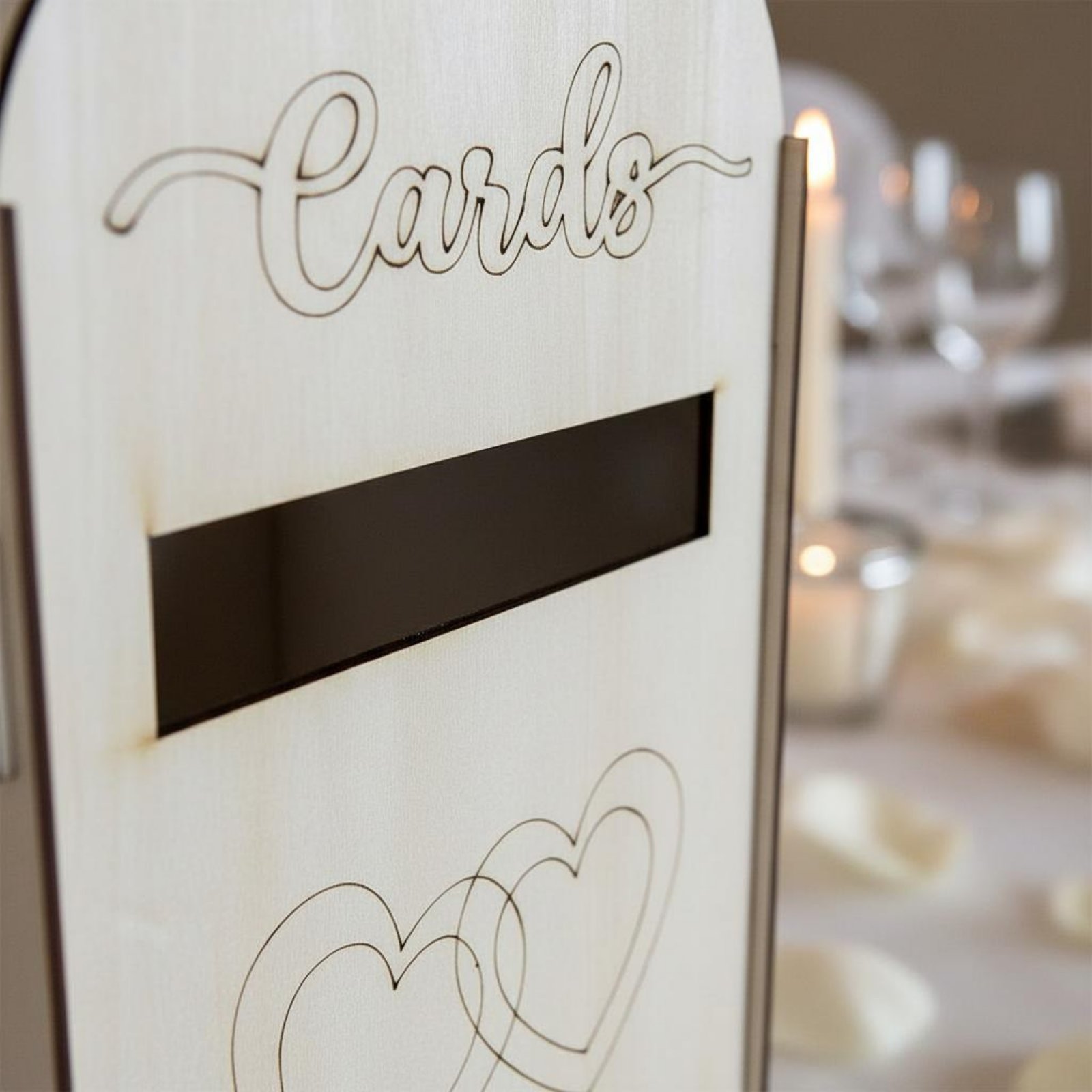 Wooden Wedding Card Box Laser  - Event Party Box reseña y precio