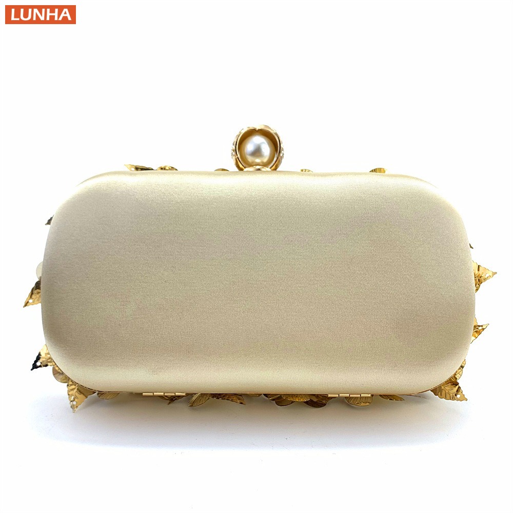 Women's Luxury Pearl Clutch Bo - Event Party Box reseña y precio