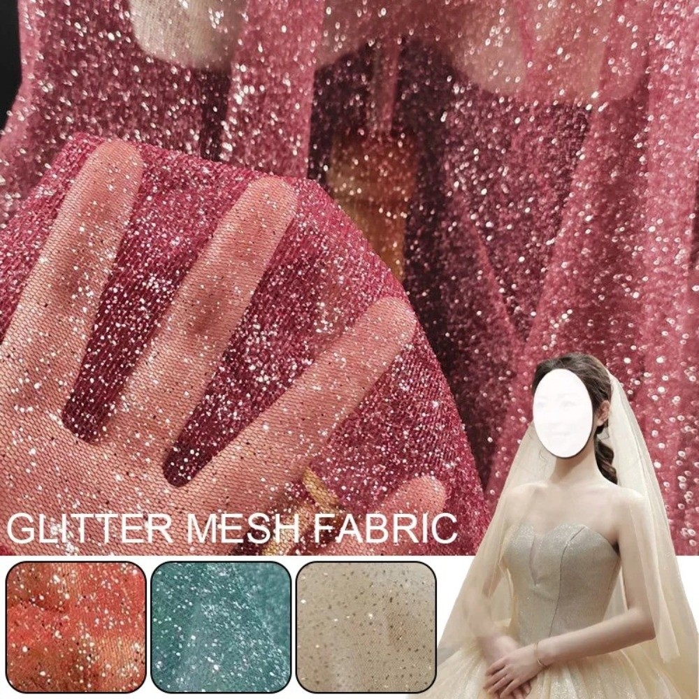 New 45cmX150cm Mesh Sparkle Fa - Glitter Tablecloth reseña y precio