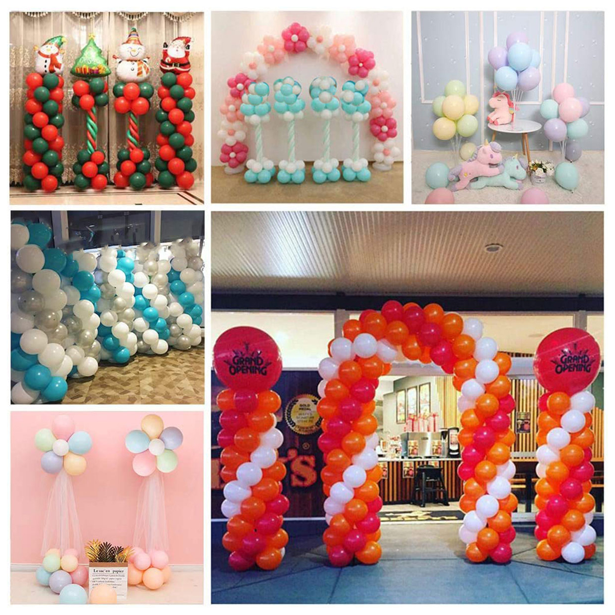 2Sets Balloon Column Stand Kit - Balloon Arch Kit reseña y precio