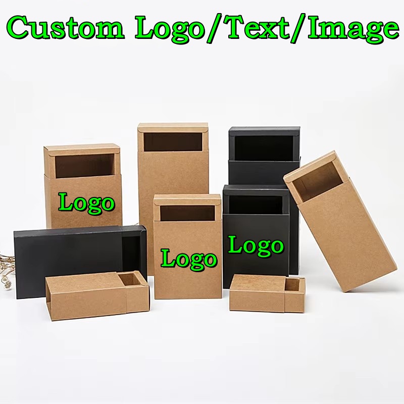 20PCS 350gsm Drawer Kraft Blac - Event Party Box reseña y precio