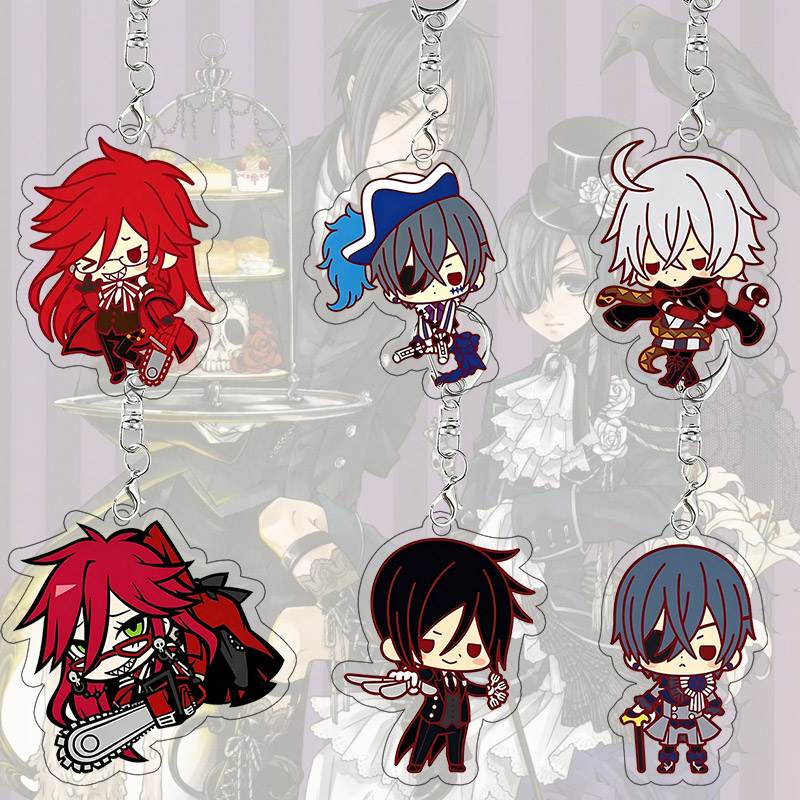 Black Butler Acrylic Keychain  - Event Supplies reseña y precio