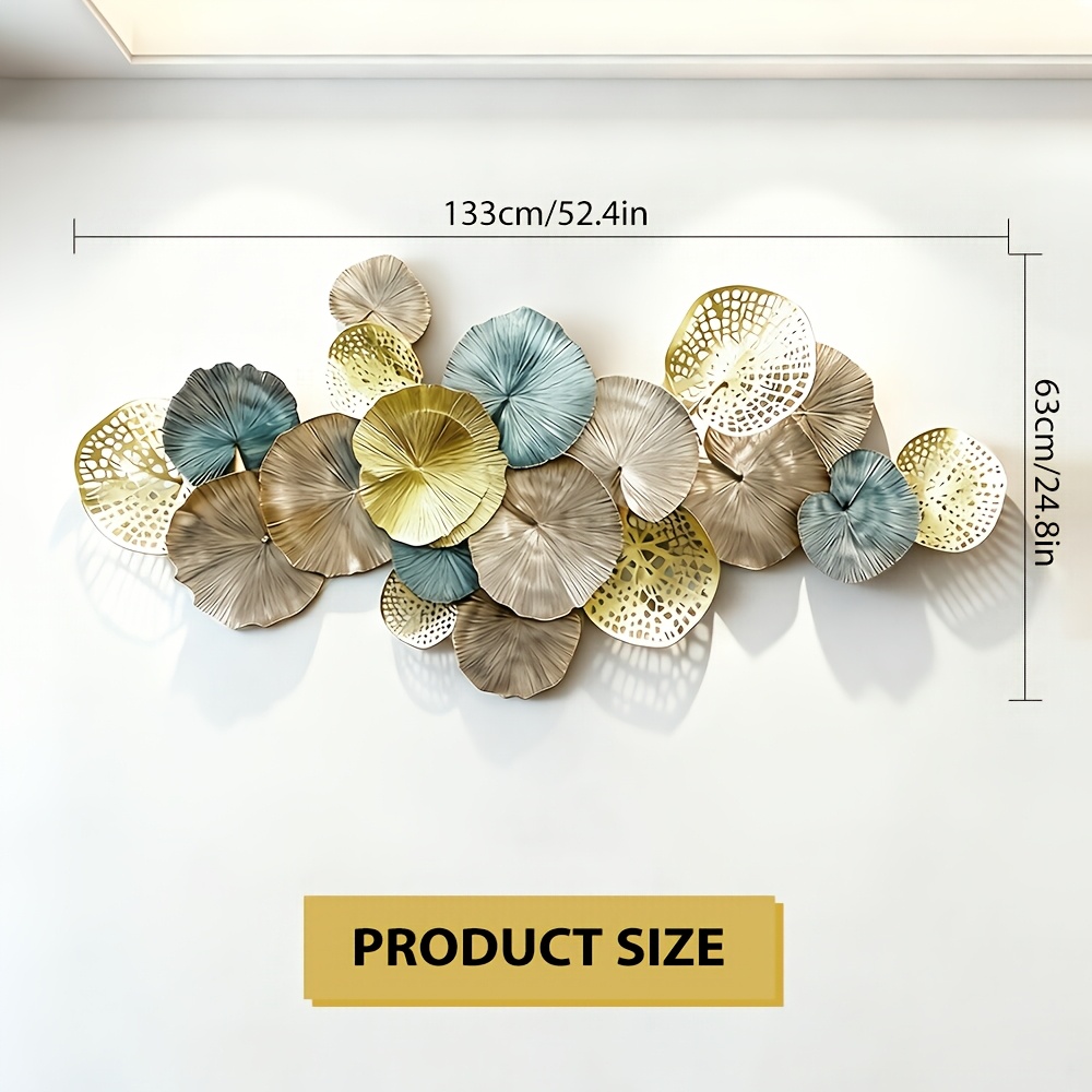 Large Metal Wall Art Decor 52. - Flower Wall Panel reseña y precio