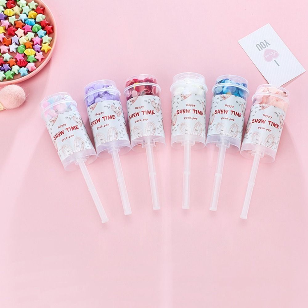 Handheld Bridal Shower Colorfu - Confetti Cannon Tube reseña y precio