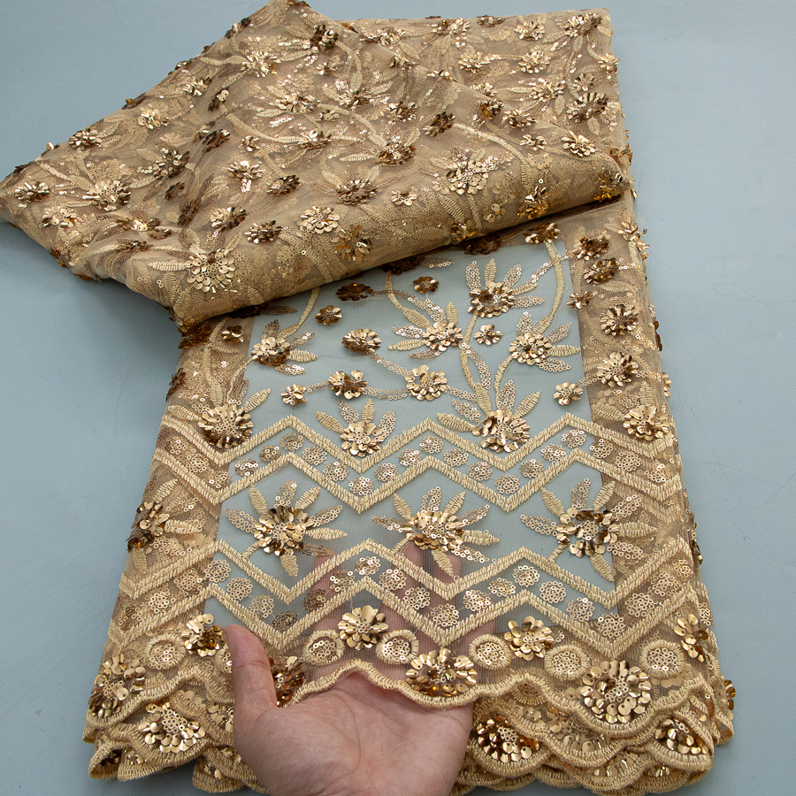 2026 French Sequins Lace Fabri - Glitter Tablecloth reseña y precio