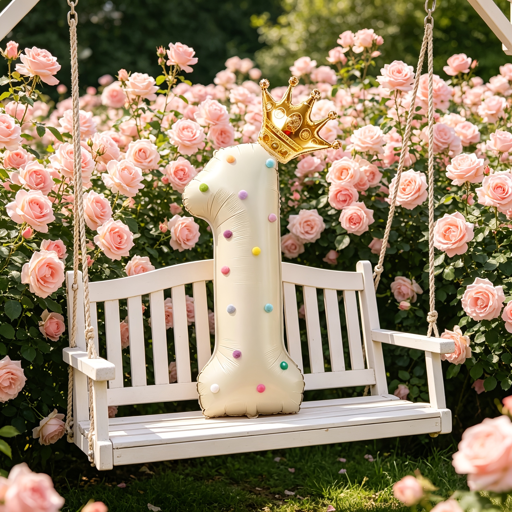 Large 40inch Cream-Colored Num - Party Event Supply Store reseña y precio