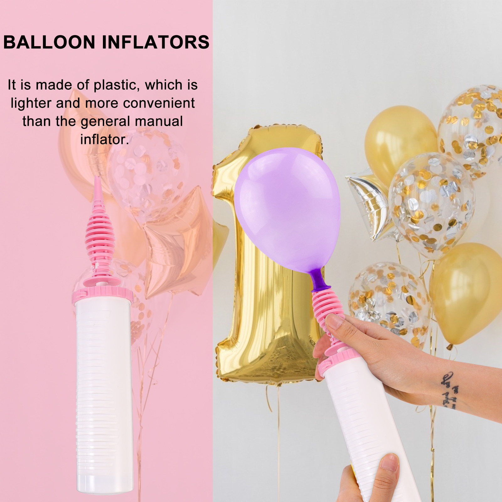 1Pcs Party Balloon Pump Hand H - Balloon Pump Hand reseña y precio