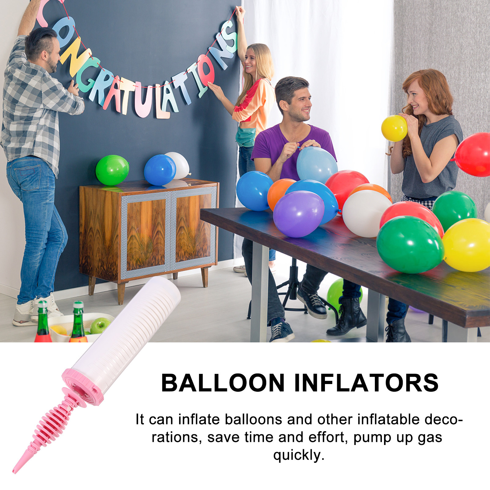 1Pcs Party Balloon Pump Hand H - Balloon Pump Hand reseña y precio