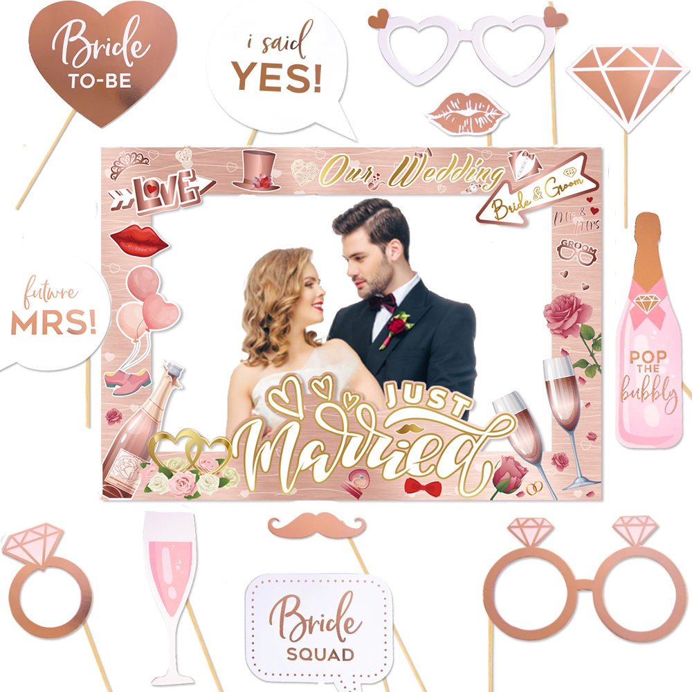 Wedding Decorations Bride to B - Photo Booth Frame reseña y precio