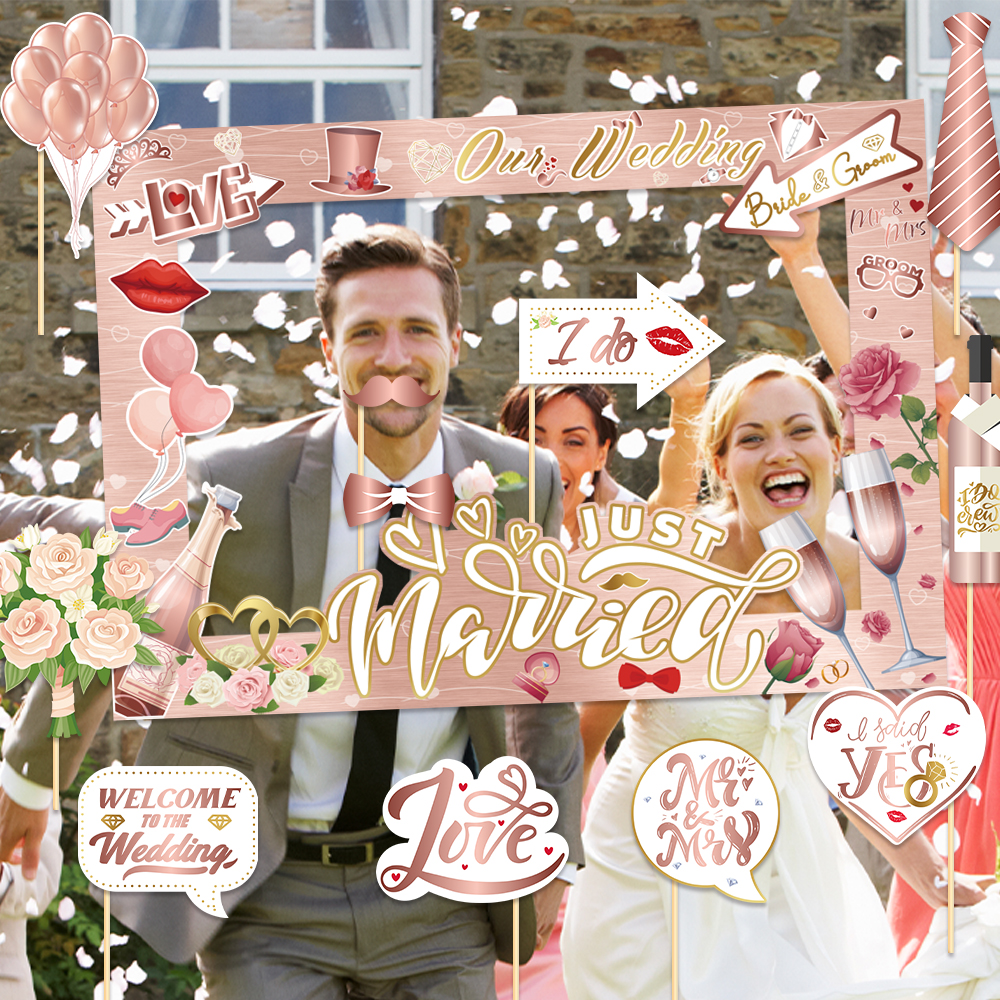 Wedding Decorations Bride to B - Photo Booth Frame reseña y precio