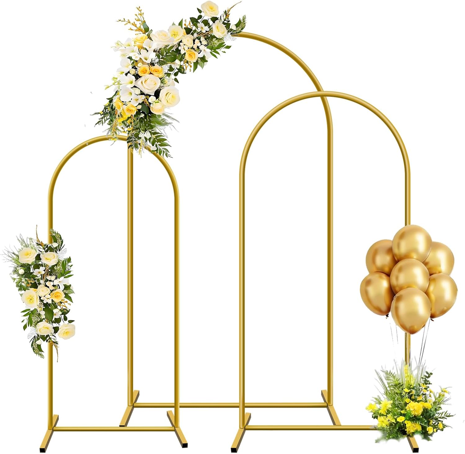 1pc Gold Metal Arch Backdrop S - Balloon Arch Kit reseña y precio