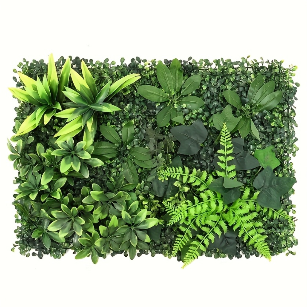 1PC Artificial Simulation Gree - Flower Wall Panel reseña y precio