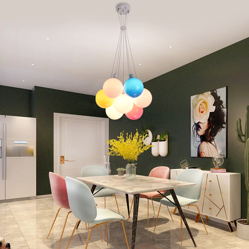 Colorful balloon Chandelier le - Led Balloon Light reseña y precio