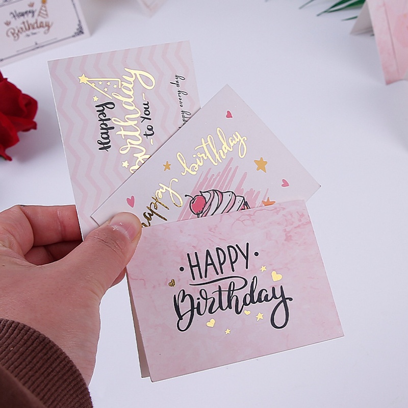 100pcs Golden stamping Happy b - Party Event Supplier reseña y precio