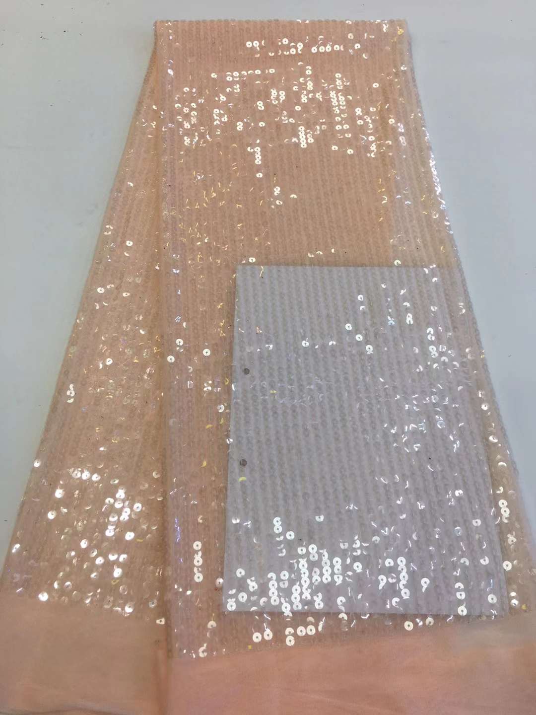 African Sequins Tulle Lace Fab - Glitter Tablecloth reseña y precio