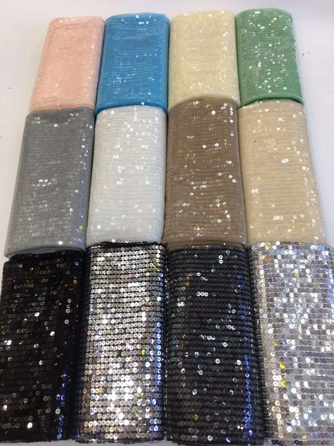 African Sequins Tulle Lace Fab - Glitter Tablecloth reseña y precio