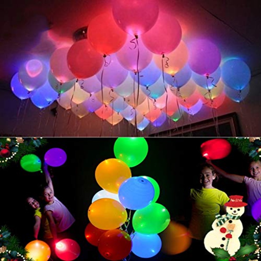 20 LED Light Up Balloons, 12 i - Led Balloon Light reseña y precio