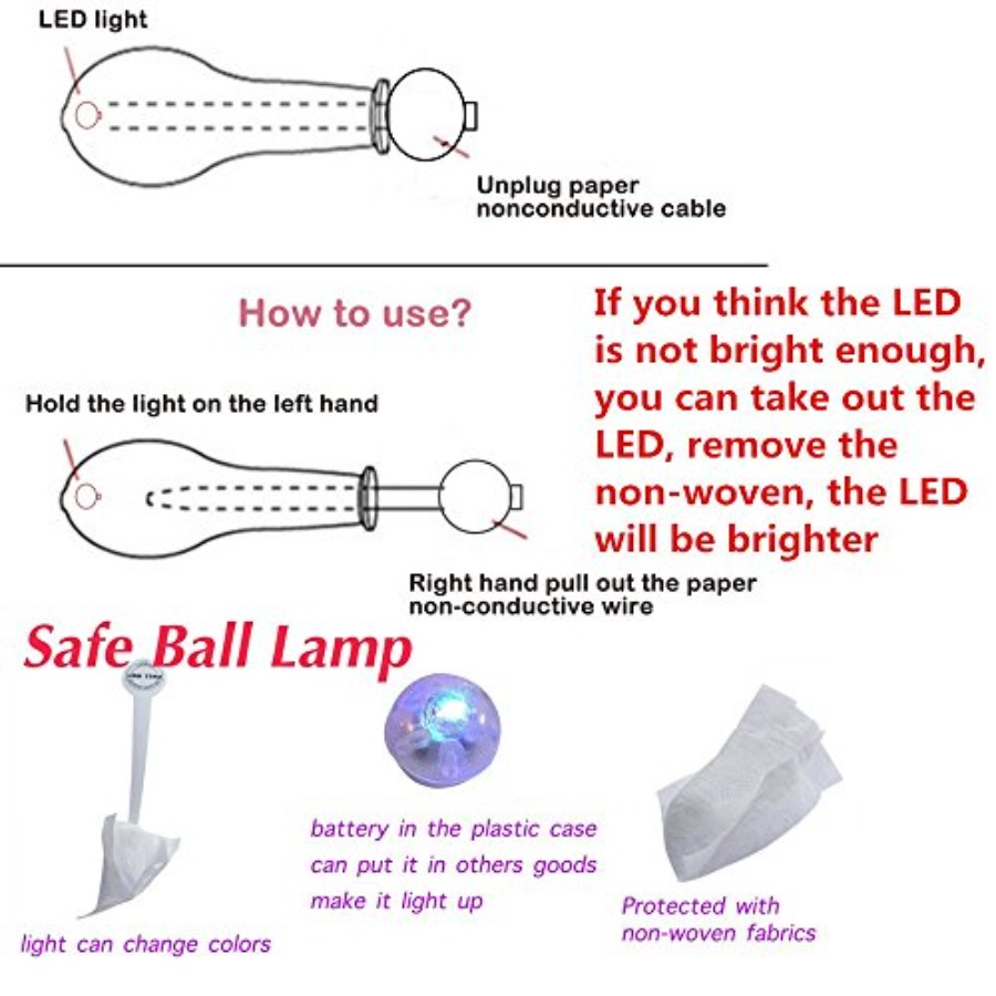 20 LED Light Up Balloons, 12 i - Led Balloon Light reseña y precio