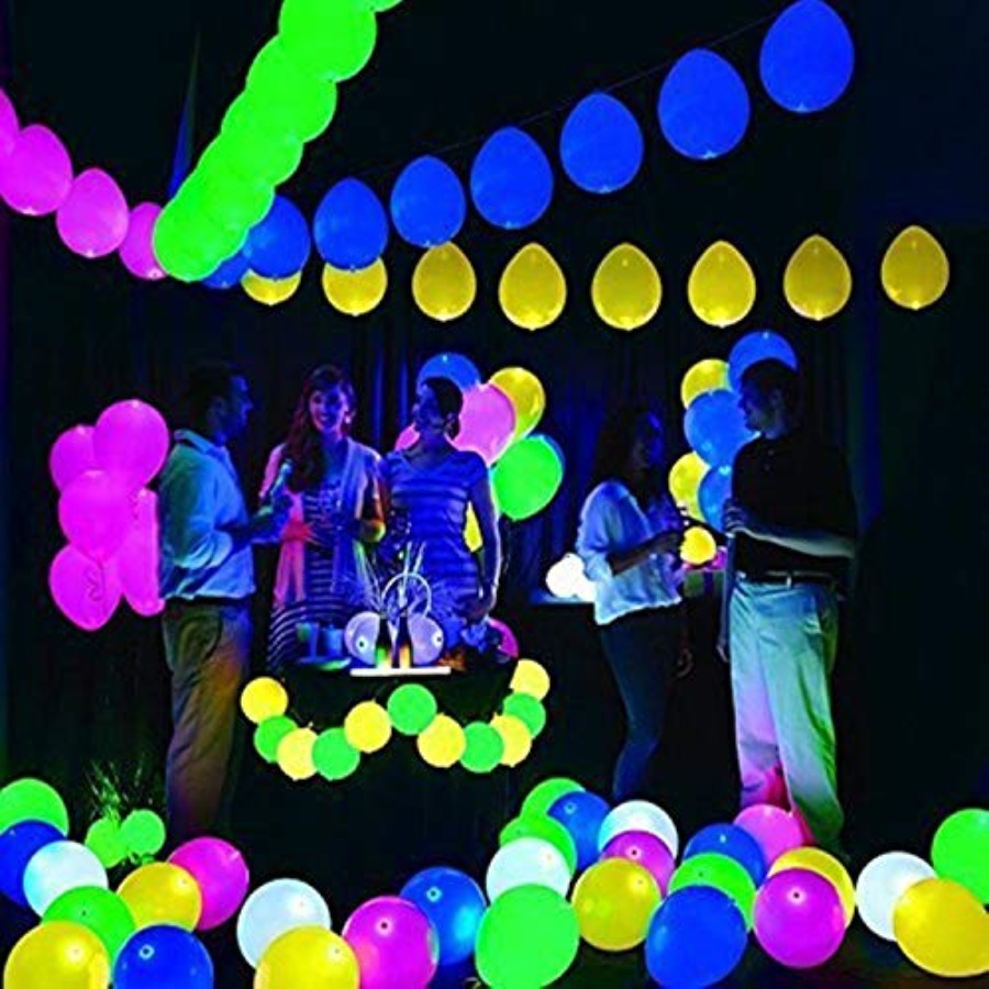 20 LED Light Up Balloons, 12 i - Led Balloon Light reseña y precio