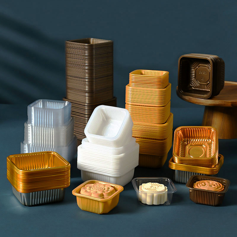 100pcs Mooncake Plastic Tray P - Event Party Box reseña y precio