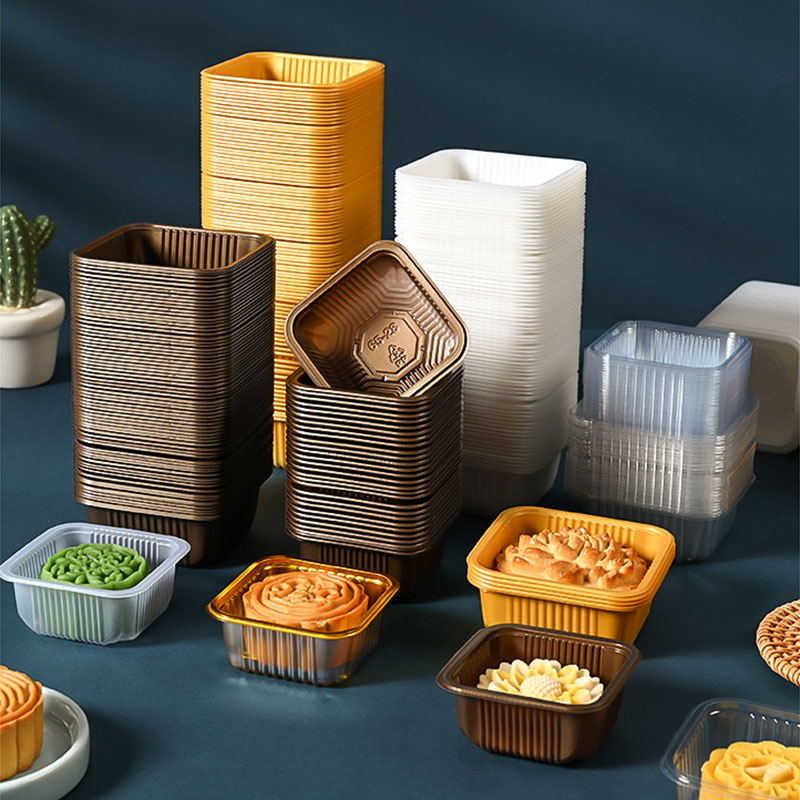 100pcs Mooncake Plastic Tray P - Event Party Box reseña y precio