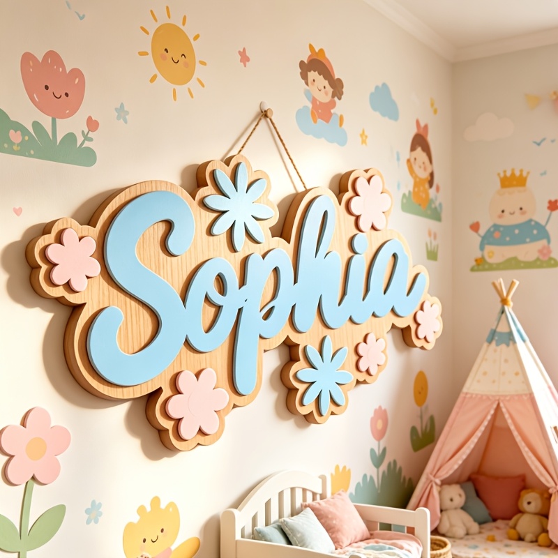 Personalized Floral Themed Nam - Event Supplies reseña y precio