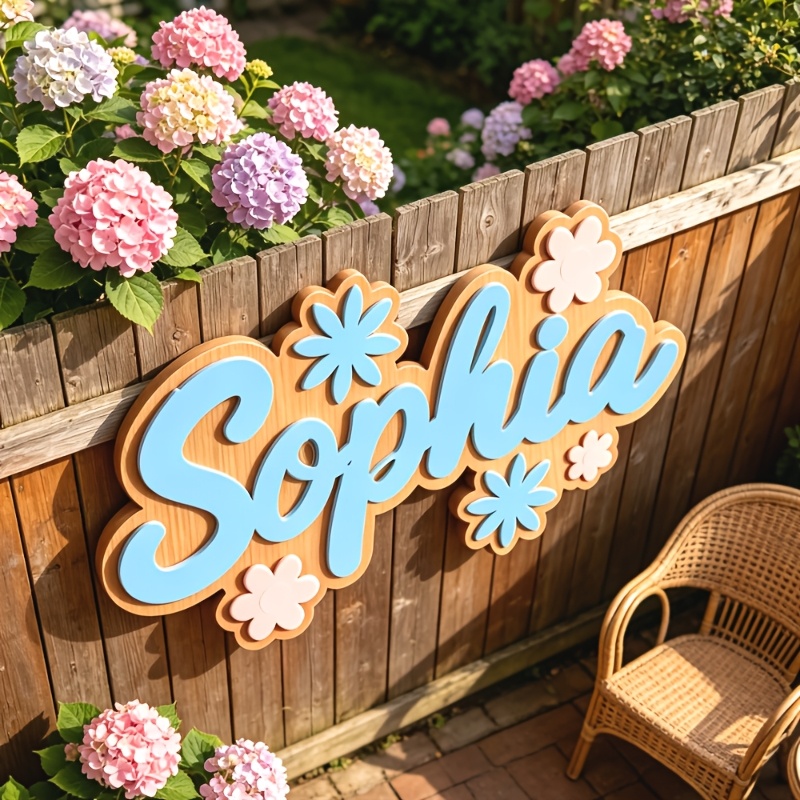 Personalized Floral Themed Nam - Event Supplies reseña y precio