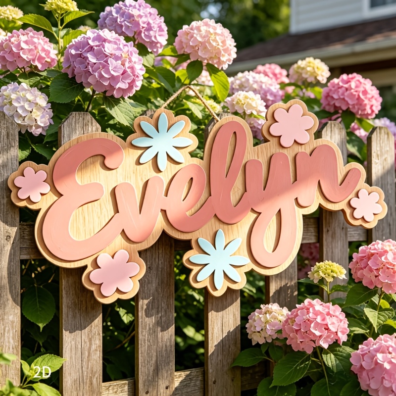 Personalized Floral Themed Nam - Event Supplies reseña y precio