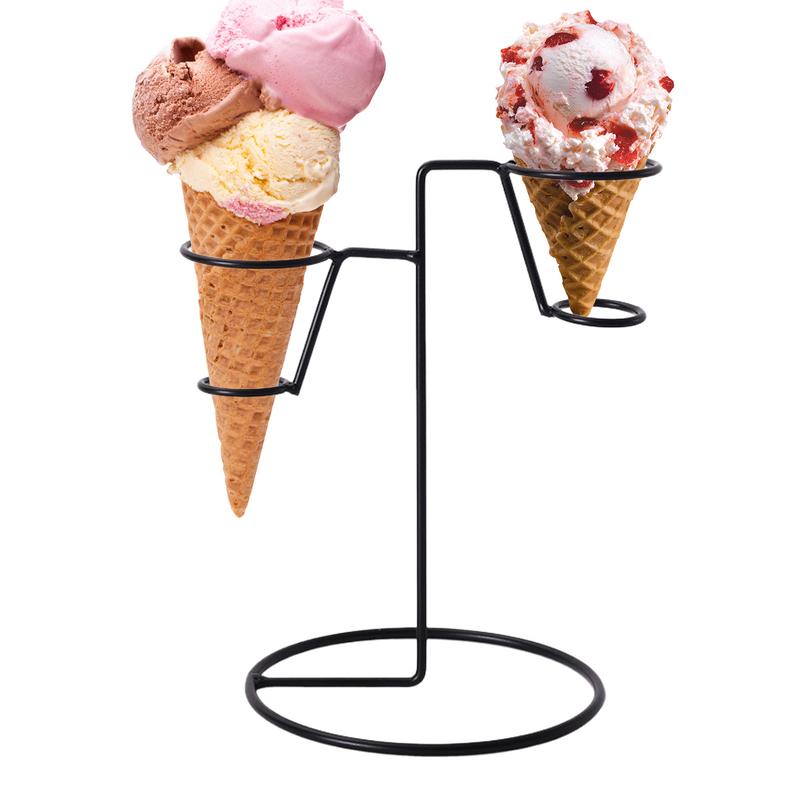 Ice Cream Cone Holder Black Ir - Cotton Candy Cone reseña y precio