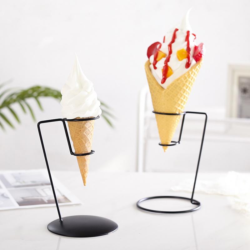 Ice Cream Cone Holder Black Ir - Cotton Candy Cone reseña y precio