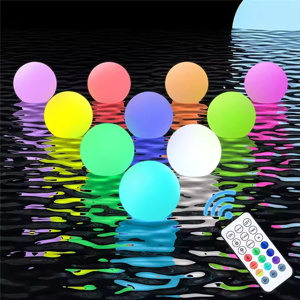 1-5PCS Floating Pool Lights wi - Led Balloon Light reseña y precio