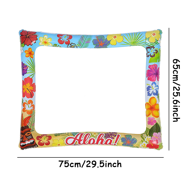 1pc Hawaiian Aloha Theme Infla - Photo Booth Frame reseña y precio