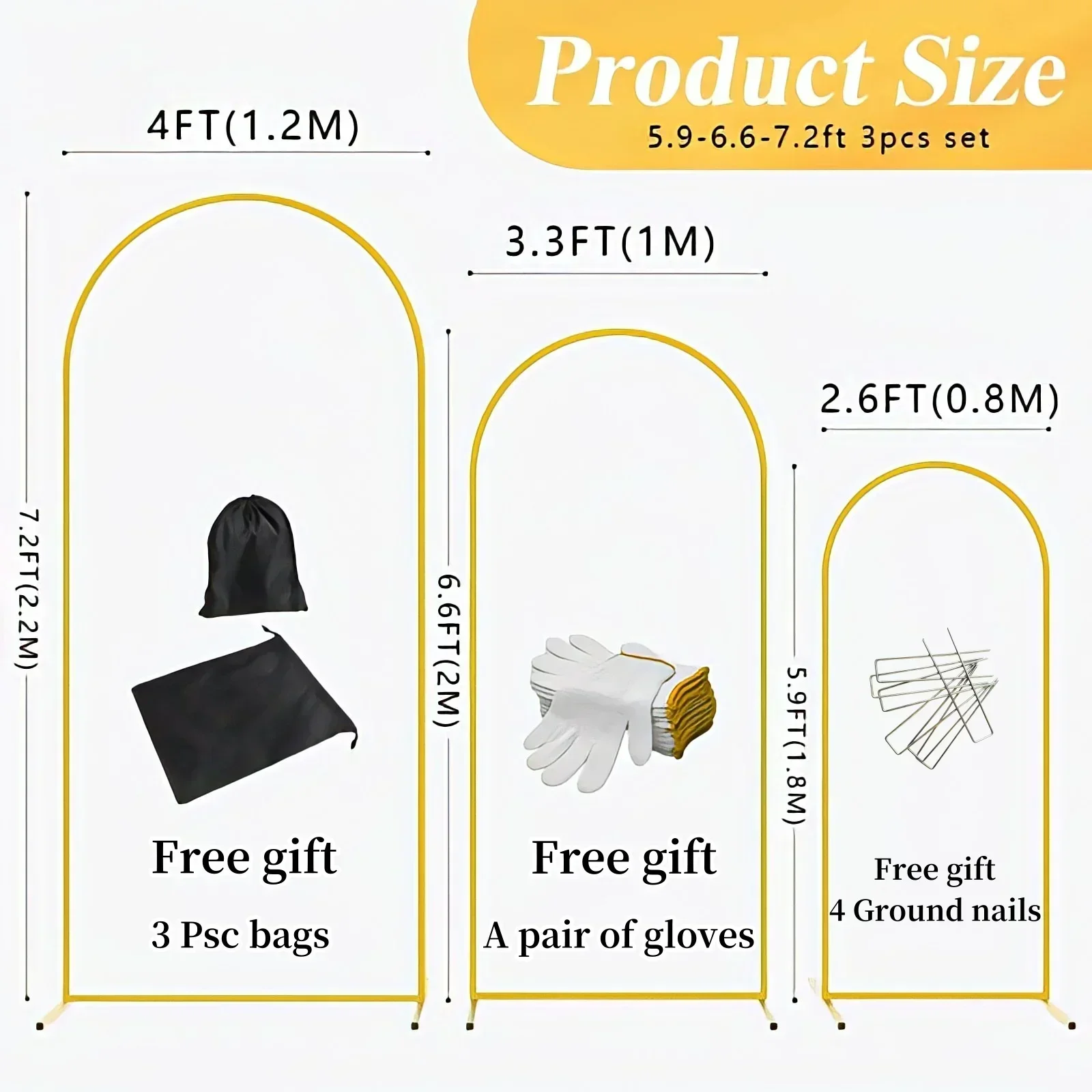 EU Warehouse Gold Metal Balloo - Balloon Arch Kit reseña y precio
