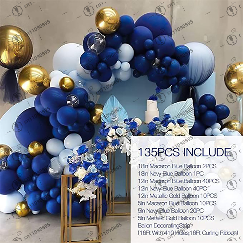 Macaron Blue Balloon Wedding B - Balloon Arch Kit reseña y precio