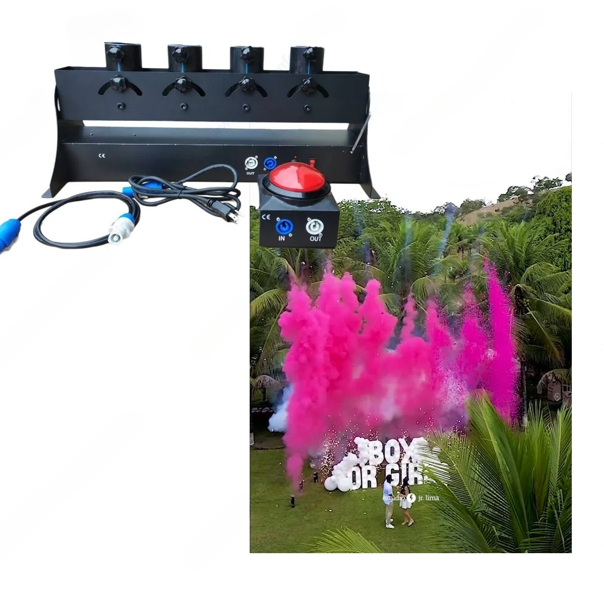 Baby Shower TNT Electronic Spr - Confetti Cannon Tube reseña y precio