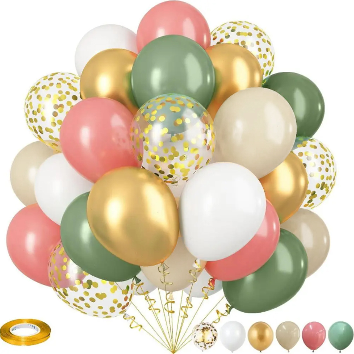 35pcs Pink, Green, and Purple  - Balloon Arch Kit reseña y precio