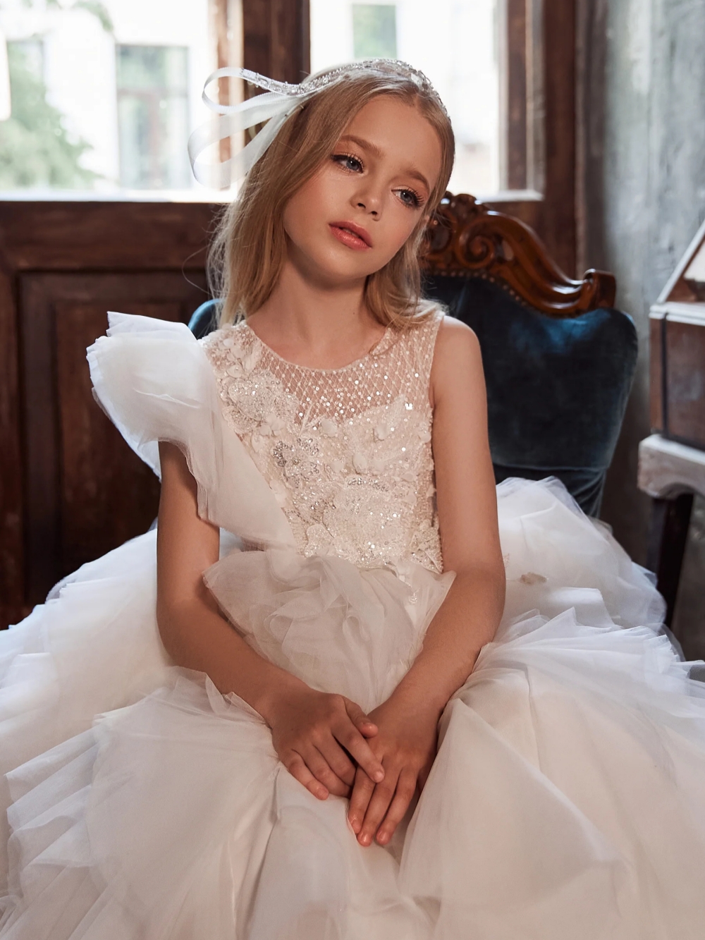 Puffy Sequined Beaded Princess - Glitter Tablecloth reseña y precio