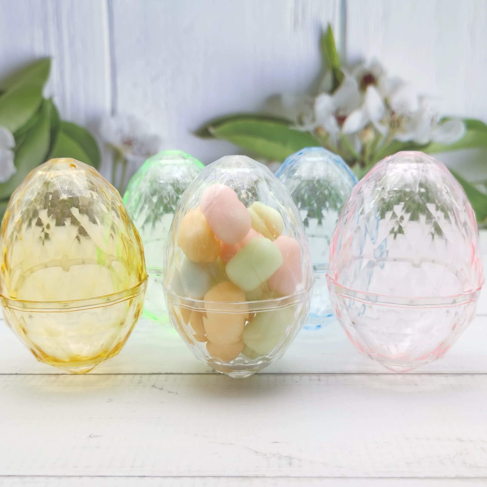 5Pcs Easter Theme Plastic Cand - Event Party Box reseña y precio