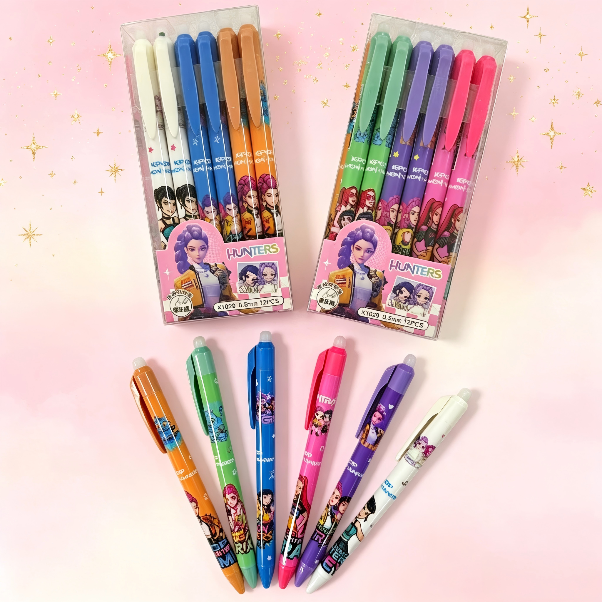 Cartoon Erasable Gel Pens Cute - Event Supplies reseña y precio