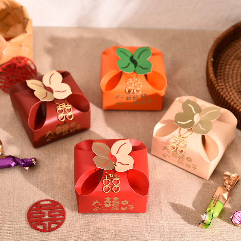 50pcs Orange Portable Gift Box - Event Party Box reseña y precio