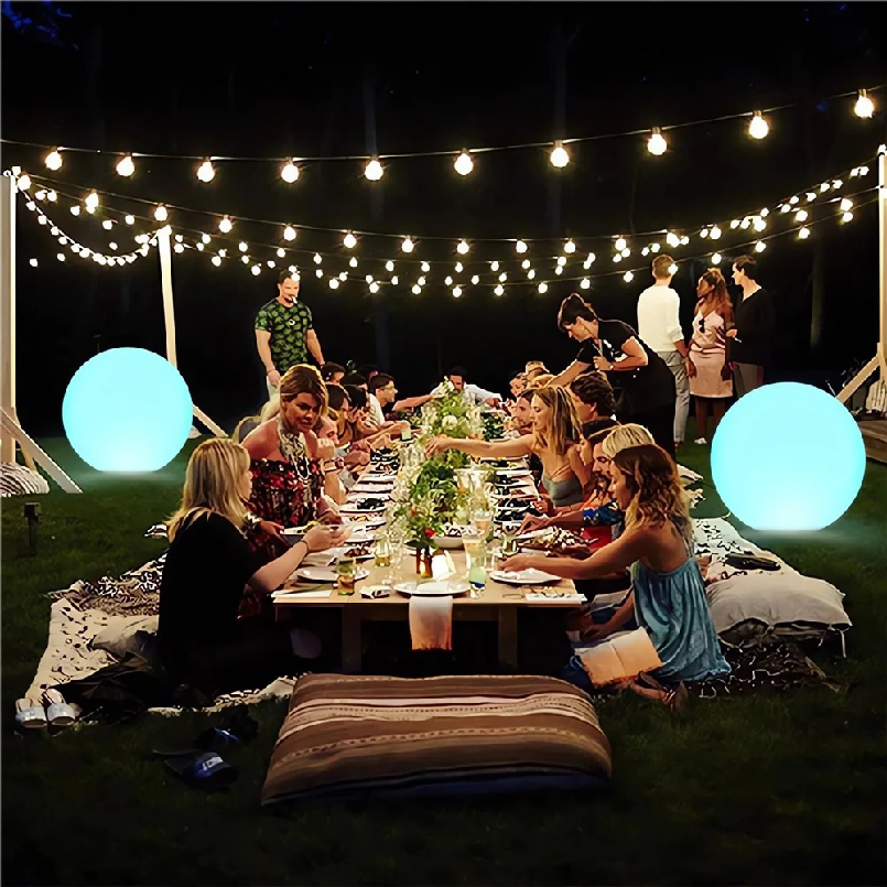 1pc 40CM Solar Powered Floatin - Led Balloon Light reseña y precio