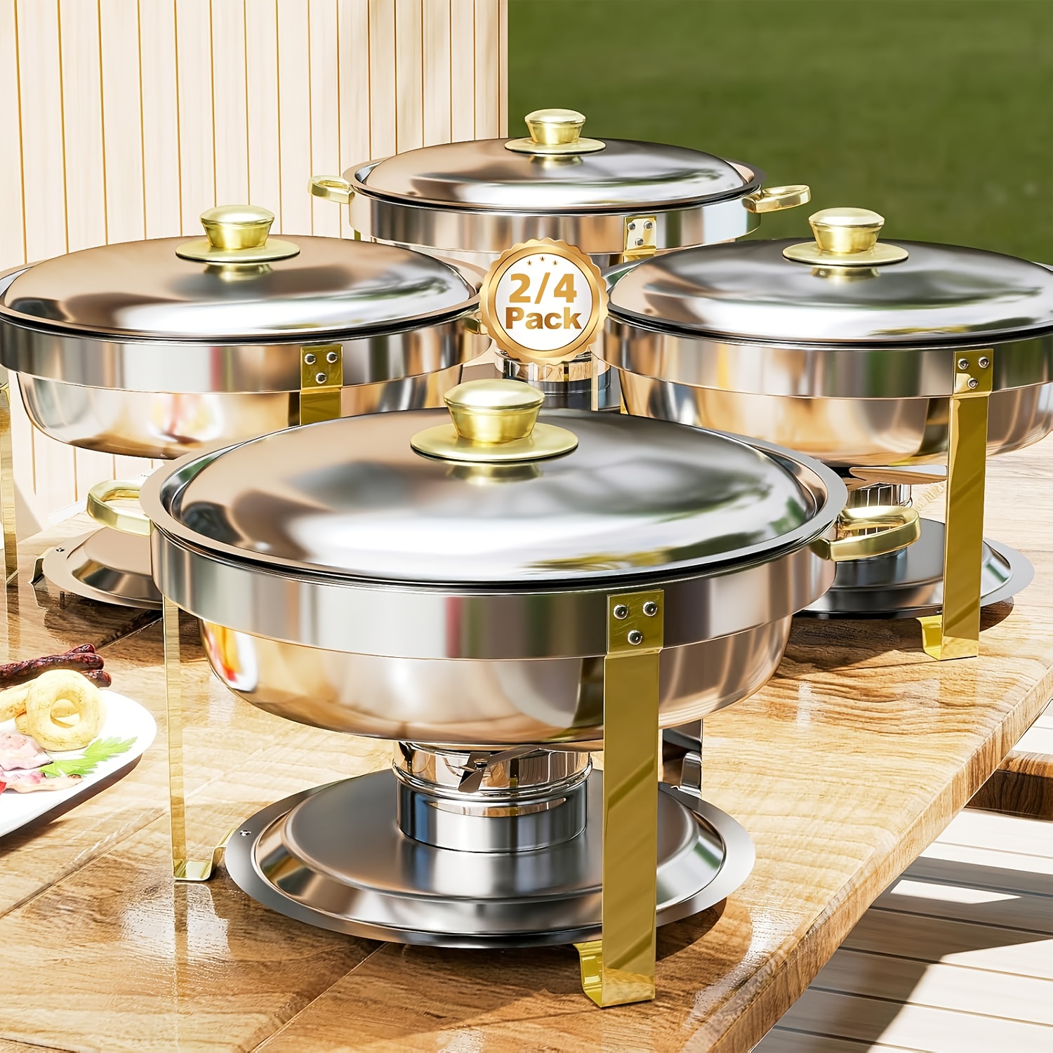 6/9QT Chafing Dishes For Buffe - Event & Party Supply reseña y precio